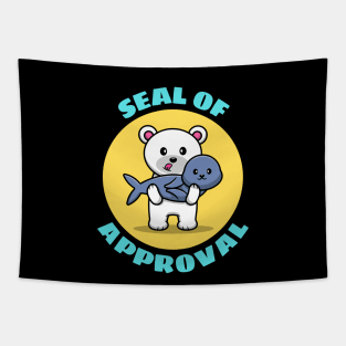 Seal Of Approval | Cute Seal Pun Tapestry