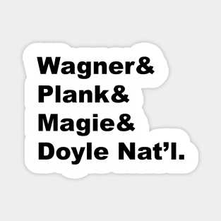 T206 Big Four - Black Lettering Magnet