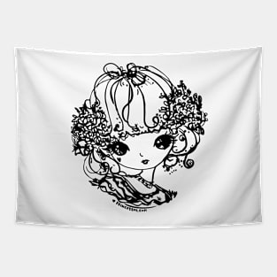 doodle girl Tapestry