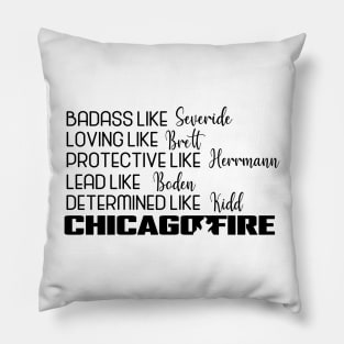 Chicago Fire Chicago Fire Names Pillow