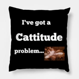 Cattitude Pillow