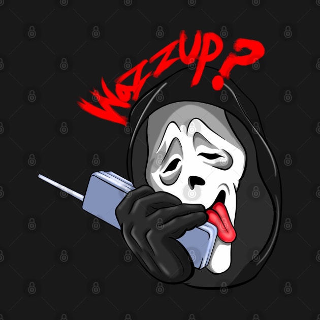 Ghostface wazzup by JackDraws88