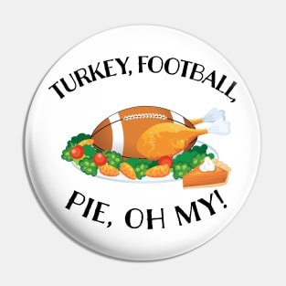 Turkey Football! Pin