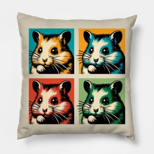 Pop Hamster Art - Cute Hamster Pillow