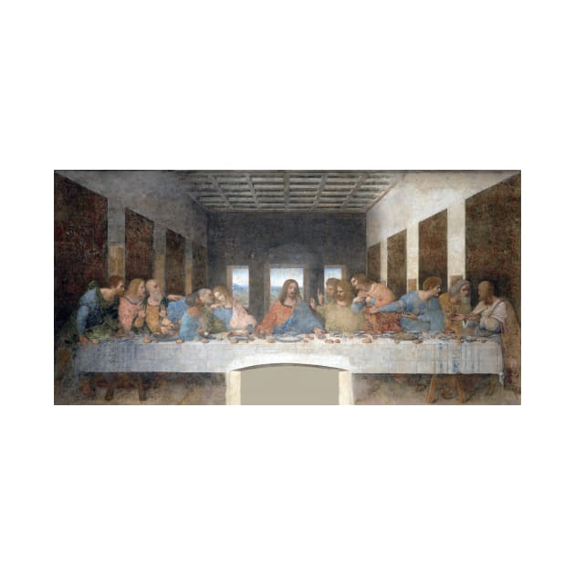 Iconic Leonardo Da Vinci Last Supper by pdpress