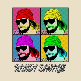 Randy Savage Pop Art Style T-Shirt