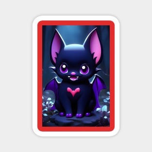 Cute Kawaii Vampire Bat Magnet