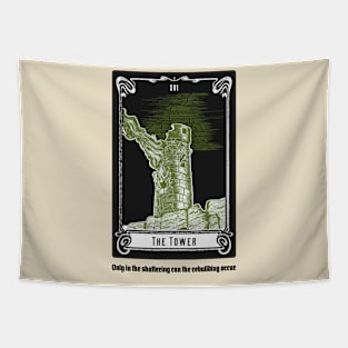The Tower Tarot Card Tapestry