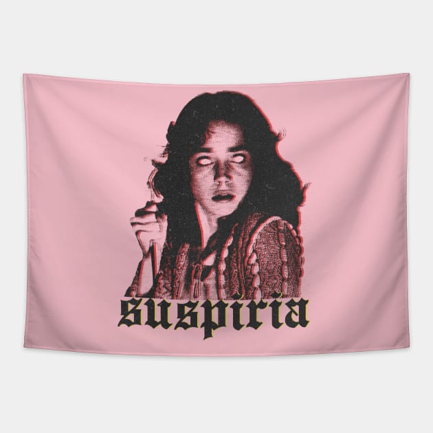 Retro suspiria // fanart // Halloween Tapestry by psninetynine