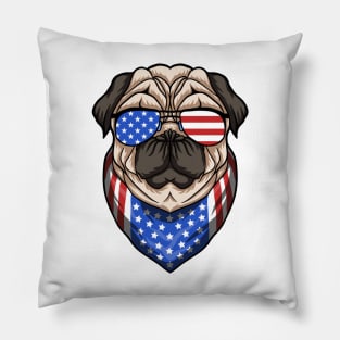 Patriotic Dog Pillow