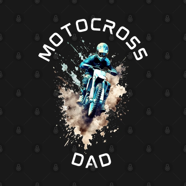 Motocross Dad Dirt Bikes Racer by stickercuffs