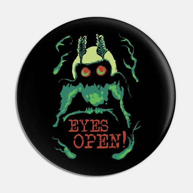 MOTHMAN Pin by JRGDrawing