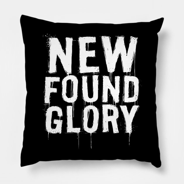 New Found Glory 3 Pillow by Lula Pencil Art