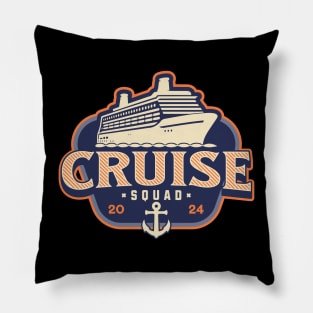 Cruise Squad 2024 Pillow