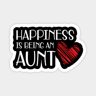 Aunt - Happiness is being an aunt w Magnet