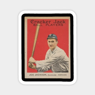 Shoeless Joe Jackson 1914 Cracker Jack Baseball Card Magnet