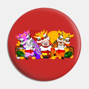 CNY: YEAR OF THE TIGER - DANCERS Pin