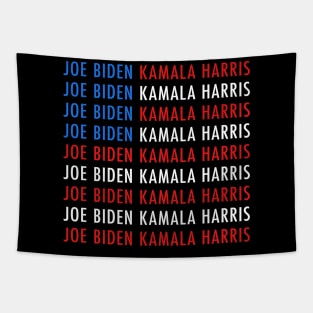 Joe Biden Kamala Harris American Flag Tapestry