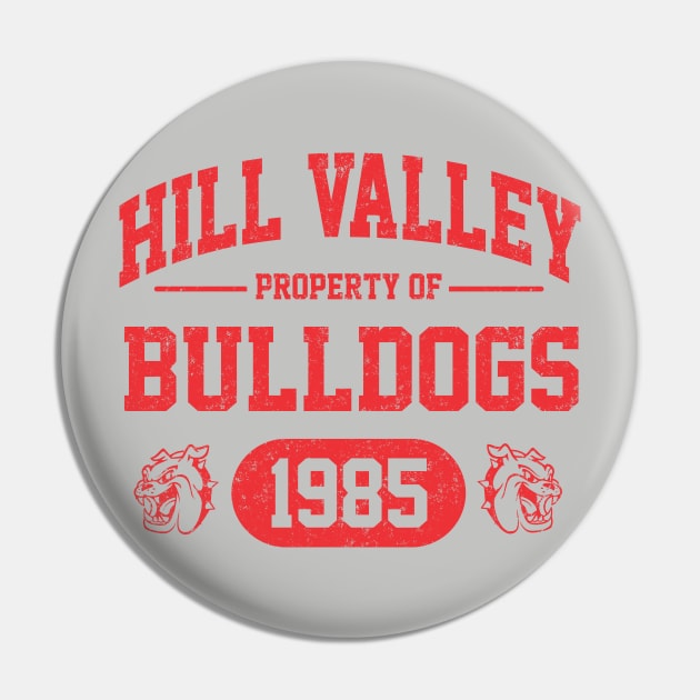 Hill Valley Bulldogs - 1985 Pin by dustbrain