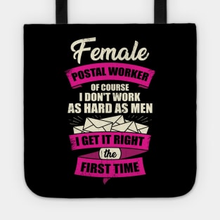 Female Postal Worker Postwoman Girl Gift Tote