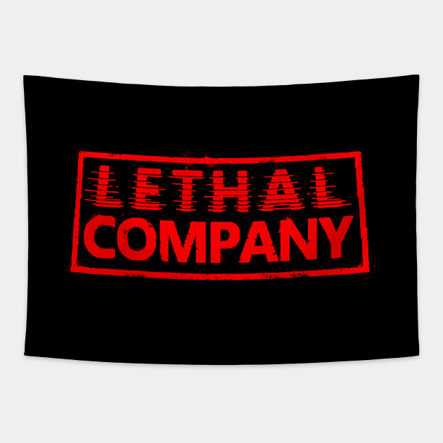 Lethal Company Logo - Texturized Tapestry by José Ruiz