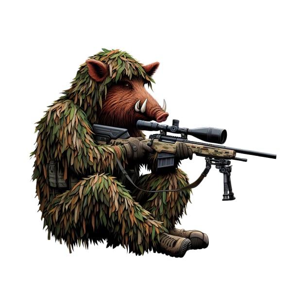 Sniper Wild Boar by Rawlifegraphic