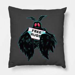 Free Hugs Mothman Pillow