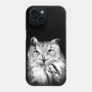 Eagle Owl Animal Portrait Phone Case