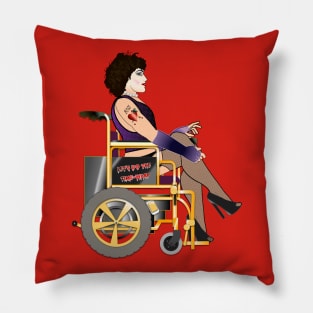 Wheelie Frank N. Furter Pillow