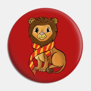 Lion Mascot Pin