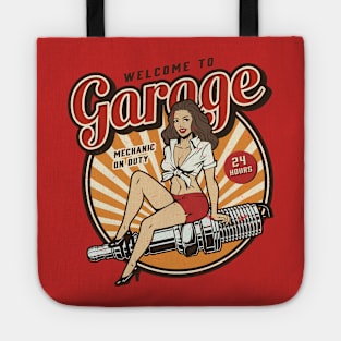 24 Hour Garage - Mechanic On Duty Tote