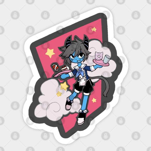 anime cat boy anime sticker teepublic