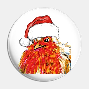 Christmas Robin Pin