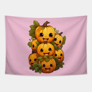 Cute Happy Pumpkin 006 Tapestry