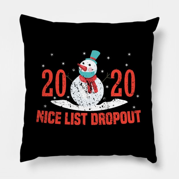 Christmas 2020 Distressed Pillow by BethTheKilljoy