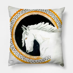 Mandala - Magnificant Horse Pillow