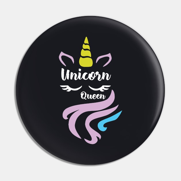 Unicorn Queen Print Daughter T Shirts Pin by erbedingsanchez