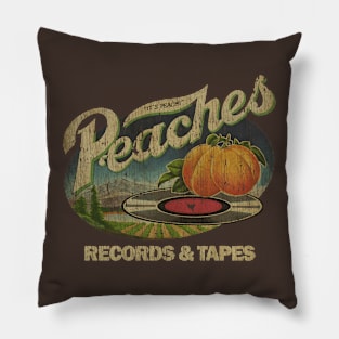 Peaches Records Special Vintage Pillow