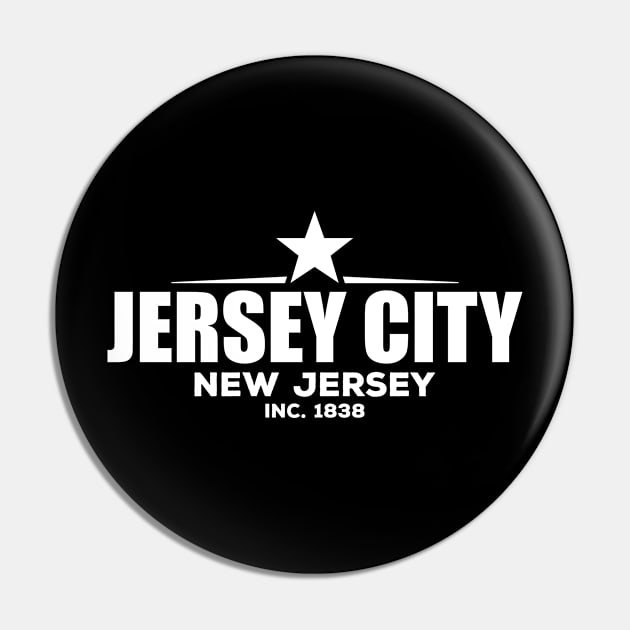 Jersey City New Jersey Pin by LocationTees