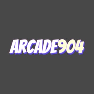 Arcade904 - Retro Purple and Yellow T-Shirt