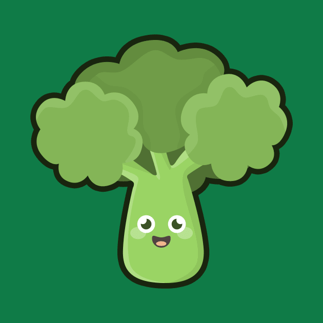 Kawaii Broccoli by KawaiiNir