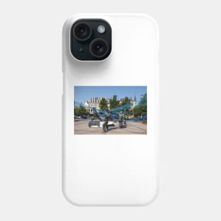 Luxembourg; City; Place; old town; Houses; Place du Theater Phone Case