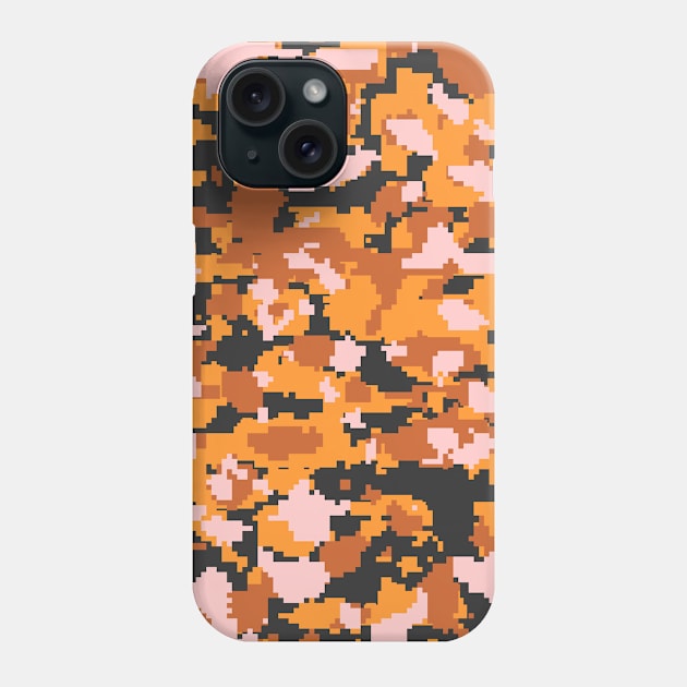 Wheat Brown Digital Camouflage Phone Case by Tshirtstory