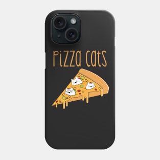 Pizza Cats - Cat and Pizza product, Funny Kitty Tee Phone Case