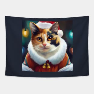 A Very Calico Christmas Tapestry