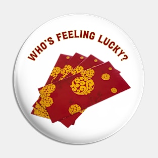 Lucky Red Envelope Design for Chinese New Year Pin