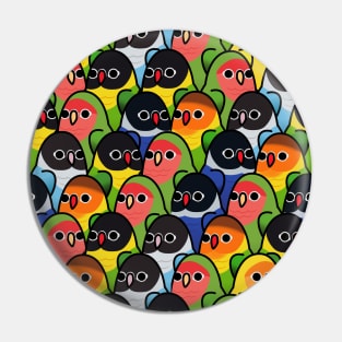 Too Many Birds!™ Lovebird Squad! Pin