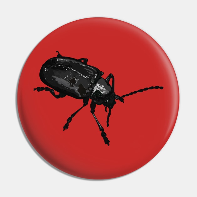 Black Beetle Pin by Brieana