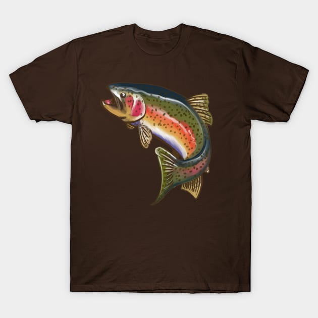 395 Rainbow Trout Fishing Sticker