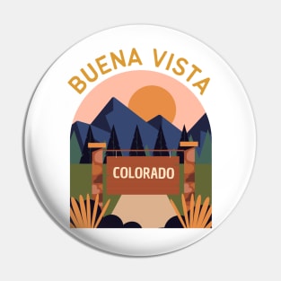 Buena Vista Colorado Pin